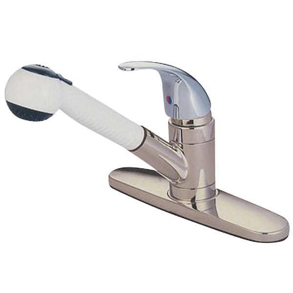 Legacy Pull-Out Kitchen Faucet, Brushed Nickel/Chrome